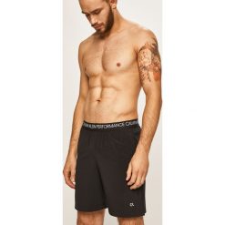 Calvin Klein Performance - Szorty. Czarne spodenki sportowe męskie Calvin Klein Performance, s, bez wzorów, z elastanu, sportowe. Za 179,90 zł.