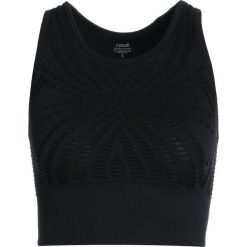 Casall YOGA OPEN STRUCTURE Top black. Czarne topy sportowe damskie marki Casall, l, z elastanu. Za 209,00 zł.