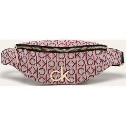 Calvin Klein - Nerka. Szare nerki damskie Calvin Klein, w paski, z poliesteru, duże, bez dodatków. Za 449,90 zł.