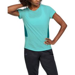 Under Armour Koszulka damska Threadborne Swft SS turkusowa r. M (1318421-425). Niebieskie topy sportowe damskie marki Under Armour, m. Za 100,58 zł.