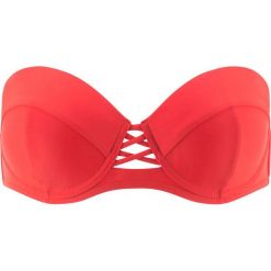 Stroje dwuczęściowe damskie: Biustonosz bikini na fiszbinach bonprix czerwony