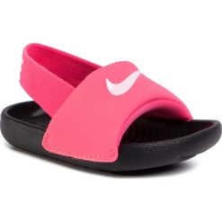 Sandały NIKE - Kawa Slide (TD) BV1094 610 Digital Pink/White/Black. Różowe sandały dziewczęce Nike, ze skóry, bez zapięcia. Za 99,00 zł.