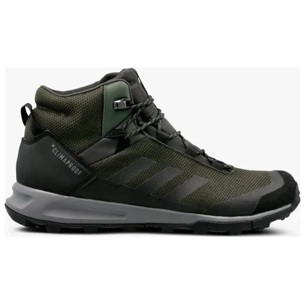 Adidas Terrex Tivid Mid Cp buty męskie, zielony, rozmiar 44 2/3. Zielone buty trekkingowe męskie Adidas, z gumy, bez zapięcia, outdoorowe, adidas terrex, climaproof (adidas). W wyprzedaży za 297,49 zł.