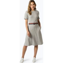 BOSS Casual - Sukienka damska – Debelt, szary. Szare sukienki damskie BOSS Casual, na co dzień, s, w paski, z dżerseju, eleganckie, bez kołnierzyka, bez rękawów, proste. Za 499,95 zł.