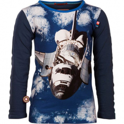 Koszulka "The Shuttle Awaits" w kolorze granatowym. Niebieskie t-shirty chłopięce z długim rękawem 4FunkyFlavours Kids. W wyprzedaży za 92,95 zł.