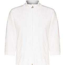 Bluza DEHA HARMONIC. Białe bluzy damskie Deha, bez wzorów, z bawełny, bez rękawów, bez kaptura. Za 510,00 zł.