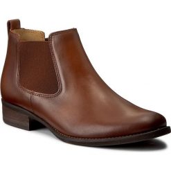 Sztyblety GABOR - 71.640.22 Sattel. Brązowe buty zimowe damskie marki Gabor, z materiału, na obcasie. W wyprzedaży za 339,00 zł.