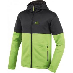 Hannah Bluza Darko Anthracite/Lime Green L. Zielone bluzy męskie rozpinane marki Hannah, l. W wyprzedaży za 225,00 zł.