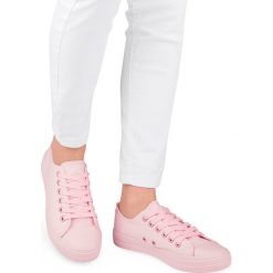 Trampki damskie Sport FG-2769 Różowe. Różowe trampki i tenisówki damskie SPORT, bez wzorów, z tkaniny, na sznurówki. Za 40,00 zł.