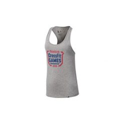 Topy na ramiączkach / T-shirty bez rękawów Reebok Sport Top CrossFit Games. Szare topy damskie Reebok Sport, s, bez wzorów, bez rękawów. Za 119,00 zł.