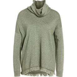 Swetry klasyczne damskie: Repeat Sweter khaki