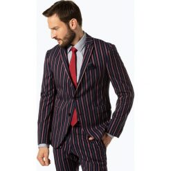 Finshley & Harding London - Męska marynarka od garnituru modułowego – Lucas, niebieski. Niebieskie marynarki męskie marki Finshley & Harding London, m, w paski. Za 599,95 zł.
