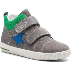 Sneakersy SUPERFIT - 4-09352-25 S Grun. Szare trampki chłopięce marki Superfit, bez wzorów, ze skóry, bez zapięcia. Za 269,00 zł.
