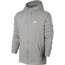 Nike M NSW Hoodie FZ JSY Club 861754-063. Szare bluzy męskie Nike, xl, bez wzorów, z bawełny, bez kołnierzyka, bez rękawów, bez kaptura. W wyprzedaży za 169,99 zł.