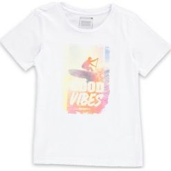 T-shirty chłopięce z nadrukiem: Koszulka „Altismo” w kolorze białym ze wzorem