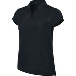 Nike Polo Koszulka Czarny. Czarne koszulki damskie Nike, m, bez wzorów, z elastanu, polo, bez rękawów. Za 326,95 zł.
