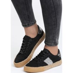 Czarne Trampki Born N Raised. Czarne espadryle damskie Born2be, bez wzorów, bez obcasa, na płaskiej podeszwie. Za 49,99 zł.
