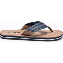 Camel Active - Japonki. Niebieskie kapcie męskie marki Camel Active, bez wzorów, z materiału. W wyprzedaży za 179,90 zł.
