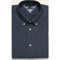 Tommy Hilfiger - Koszula. Niebieskie koszule męskie TOMMY HILFIGER, s, bez wzorów, z elastanu, casualowe, z włoskim kołnierzykiem, z długim rękawem. Za 299,90 zł.
