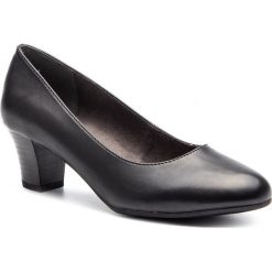 Półbuty JANA - 8-22414-22 Black Nappa 022. Czarne półbuty damskie Jana, bez wzorów, ze skóry ekologicznej, bez obcasa, na obcasie, bez zapięcia. W wyprzedaży za 149,00 zł.