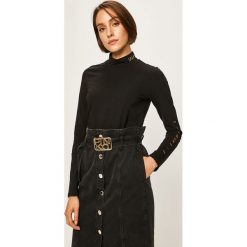 Liu Jo - Longsleeve. Białe bluzki damskie Liu Jo, s, z aplikacjami, z elastanu, z golfem. W wyprzedaży za 219,90 zł.
