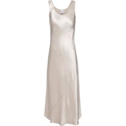 Sukienka codzienna Max Mara Leisure 32260196. Brązowe sukienki damskie Max Mara Leisure, na co dzień, bez wzorów, z acetatu, bez kołnierzyka, bez rękawów, proste. W wyprzedaży za 469,00 zł.