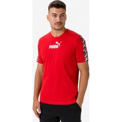 Puma Amplified Koszulka Czerwony. Czerwone podkoszulki męskie Puma, s, z nadrukiem, z elastanu, z krótkim rękawem. Za 102,95 zł.