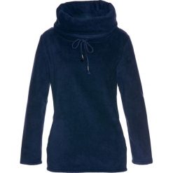 Bluza z polaru bonprix ciemnoniebieski. Niebieskie bluzy damskie bonprix, bez wzorów, z polaru, bez rękawów, bez kaptura. Za 79,99 zł.