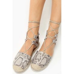 Espadryle damskie: Beżowe Espadryle Armando