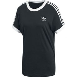 Bluzki damskie: Adidas 3 Stripes Tee Koszulka damska czarny/biały