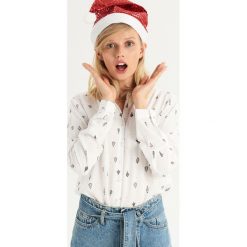 Wzorzysta koszula - Turkusowy. Niebieskie koszule damskie marki Sinsay, l. Za 39,99 zł.