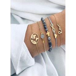 Bransoletki na rękę zestaw b244. Bransoletki damskie Fanaberia.com. Za 24,90 zł.
