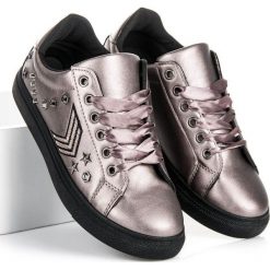 Trampki damskie slip on: Modne trampki military MERG