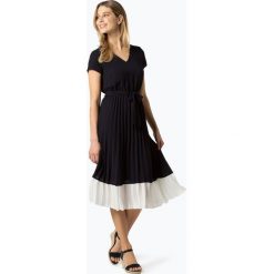 S.Oliver BLACK LABEL - Sukienka damska, niebieski. Niebieskie sukienki damskie s.Oliver BLACK LABEL, s, bez wzorów, z kontrastowym kołnierzykiem, bez rękawów. Za 299,95 zł.