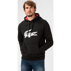 Lacoste Bluza Czarny. Czarne bluzy męskie Lacoste, xl, z nadrukiem, z bawełny, sportowe, bez kołnierzyka, bez rękawów, bez kaptura. Za 526,95 zł.