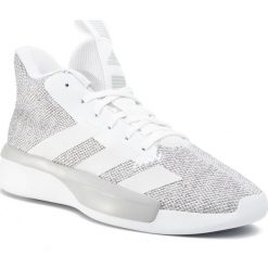Buty adidas - Pro Next 2019 EH1968 Ftwwht/Gretwo/Cblack. Szare buty sportowe męskie Adidas, z tworzywa sztucznego, bez zapięcia, do koszykówki. W wyprzedaży za 229,00 zł.