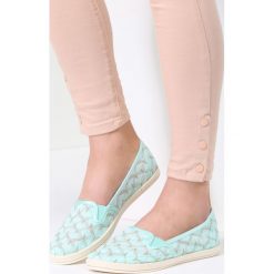 Miętowe Tenisówki Come Get It. Zielone trampki i tenisówki damskie vices, bez wzorów, bez zapięcia. Za 39,99 zł.
