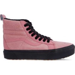 Ocieplane Damskie Fioletowe Buty Vans SK8 HI PLATFORM MTE UCE. Fioletowe trampki i tenisówki damskie Molly.pl, bez wzorów, z zamszu, bez zapięcia. Za 459,00 zł.