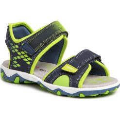 Sandały SUPERFIT - 6-09466-80 D Blau/Grün. Niebieskie sandały chłopięce Superfit, ze skóry ekologicznej, bez zapięcia. W wyprzedaży za 199,00 zł.