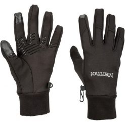 Marmot Rekawiczki Wm's Connect Glove Black M. Czarne rękawiczki damskie marki Marmot, na zimę, z nadrukiem. W wyprzedaży za 99,00 zł.