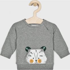 Name it - Bluza dziecięca 56-86 cm. Szare bluzy chłopięce Name it, z nadrukiem, z elastanu, bez rękawów, bez kaptura. Za 69,90 zł.