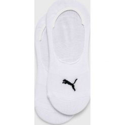 Puma - Stopki (2-pack). Białe skarpetki damskie Puma, bez wzorów. Za 29,90 zł.