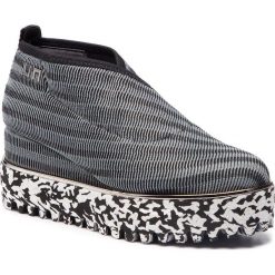 Półbuty UNITED NUDE - Fold Casual II 10417586146 Ash. Szare półbuty damskie marki United Nude, na co dzień, bez wzorów, ze skóry, casualowe, bez obcasa, na koturnie, bez zapięcia. Za 759,00 zł.