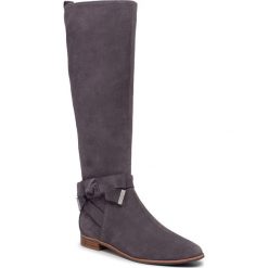 Oficerki TED BAKER - Sintiia 159885 Charcoal. Szare kozaki damskie Ted Baker, ze skóry, bez obcasa, bez zapięcia. Za 1339,00 zł.