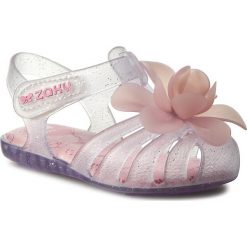 Sandały ZAXY - Garden Baby 82059 Transparent 90279. Różowe sandały dziewczęce Zaxy, z tworzywa sztucznego, bez zapięcia. Za 109,00 zł.