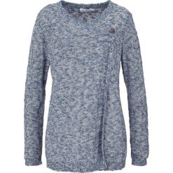 Kardigany damskie: Sweter rozpinany, długi rękaw bonprix indygo
