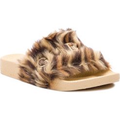 Klapki GUESS - Myriam FIMYR4 FUR19 LEOPARD. Pomarańczowe sandały dziewczęce Guess, z tworzywa sztucznego, bez zapięcia. Za 159,00 zł.