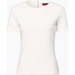 HUGO - T-shirt damski – Netila, biały. Białe t-shirty damskie HUGO, m, bez wzorów, bez kołnierzyka. Za 299,95 zł.