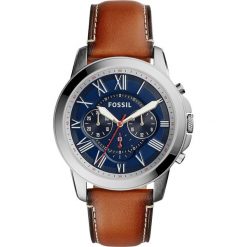 Zegarek FOSSIL - Grant FS5210 Light Brown/Silver/Steel. Pomarańczowe zegarki męskie Fossil, ze stali. Za 429,00 zł.