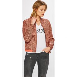 Scotch & Soda - Kurtka bomber. Pomarańczowe kurtki damskie s, z elastanu, krótkie. W wyprzedaży za 429,90 zł.